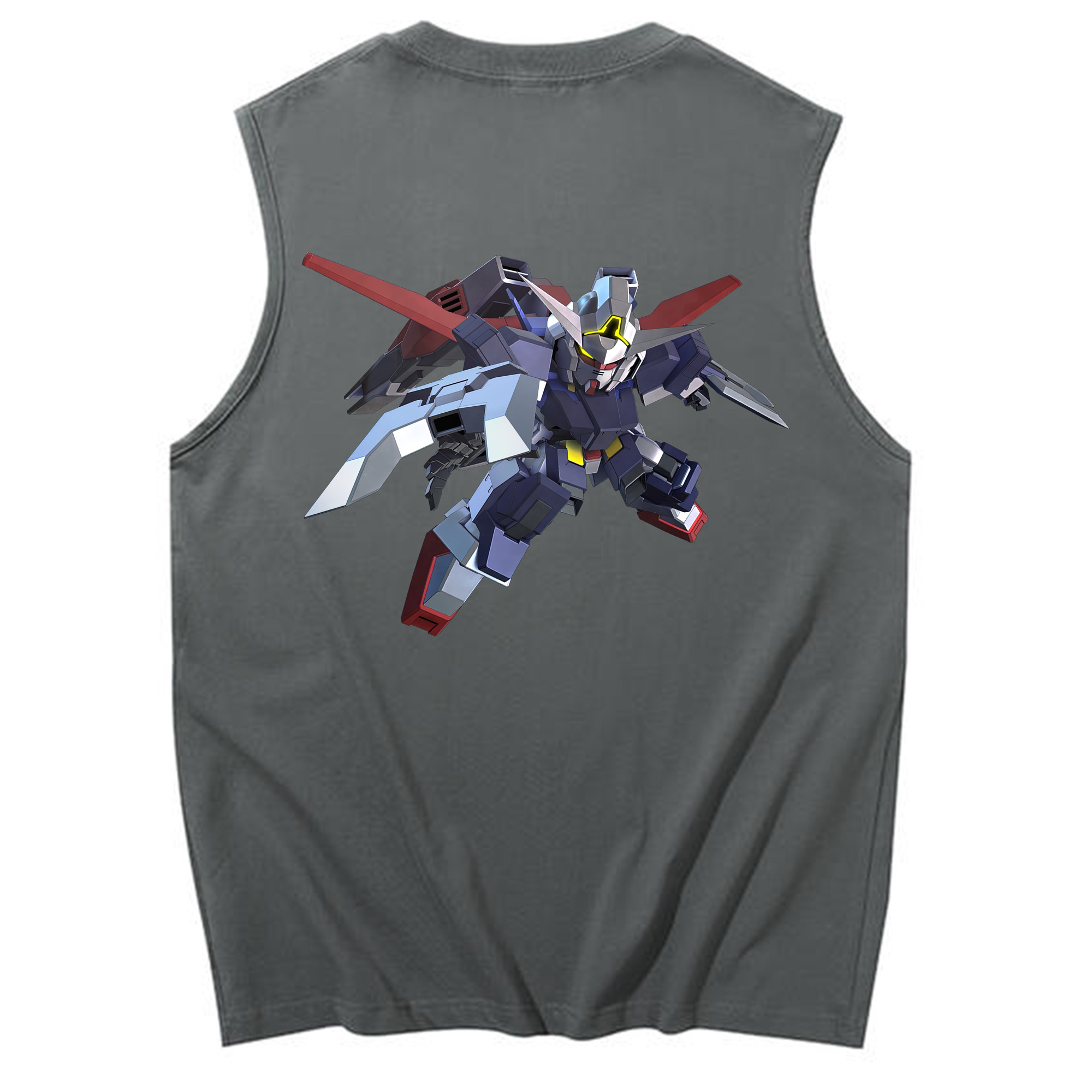 （画像用） 機動戦士ガンダム Mobile Suit Gundam コットン100％タンクトップ（背面プリント）
